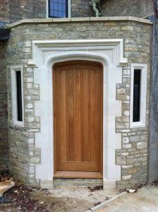 tailored wooden front door